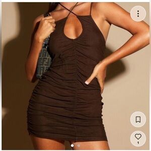 MOTEL brown dress in size S!